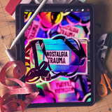 So 90's : Nostalgia Trauma VHS holographic sticker