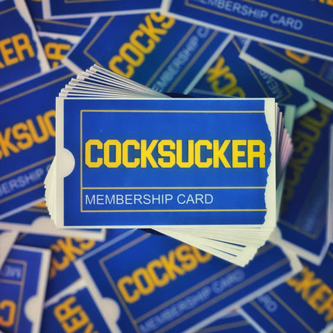 That's so 90's Cocksucker video membership -vinyl sticker.