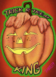 Trick R Treat King- Halloween Tree Sticker