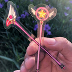 Magical Girl-Sealing Wand Clear Sticker