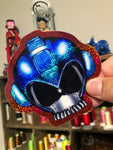 No more Lives- Blue Bomber DLX Micro glitter sticker