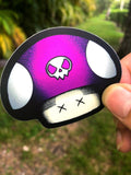 Vapor Wave of Death Mushroom - Nintendo Sticker