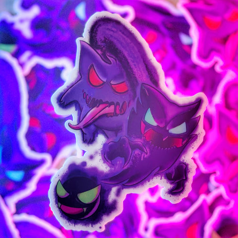 Haunted Streets Ghost Bros premium Vinyl Sticker.