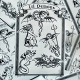 Inferno- Lil Demons! sticker sheet!