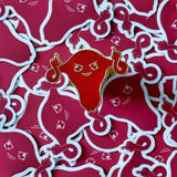 Fuck-Uterus emamel pin