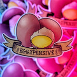 Eggspensive Vinyl Sticker